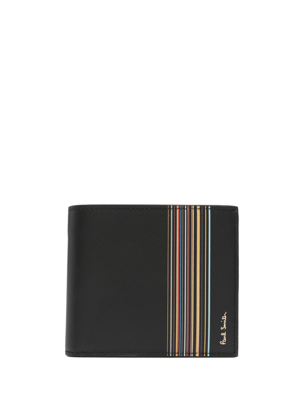 Paul Smith logo标牌皮质钱包 - 黑色