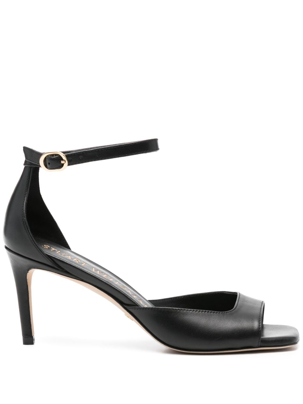 Stuart Weitzman Nudistia 高跟凉鞋 - 黑色