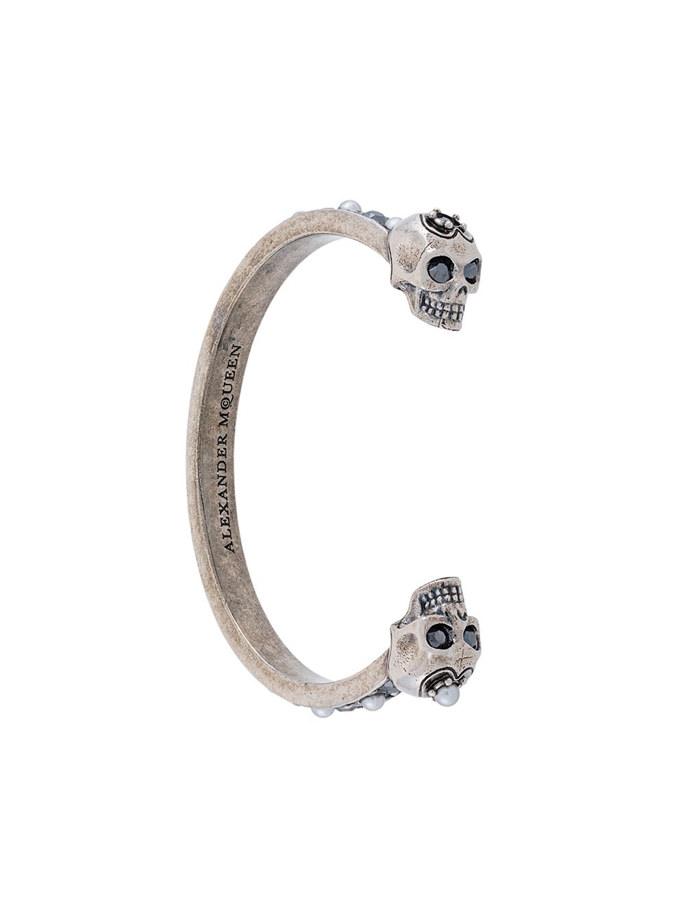 Alexander McQueen 亚历山大·麦昆 骷髅头手镯 - 金属色