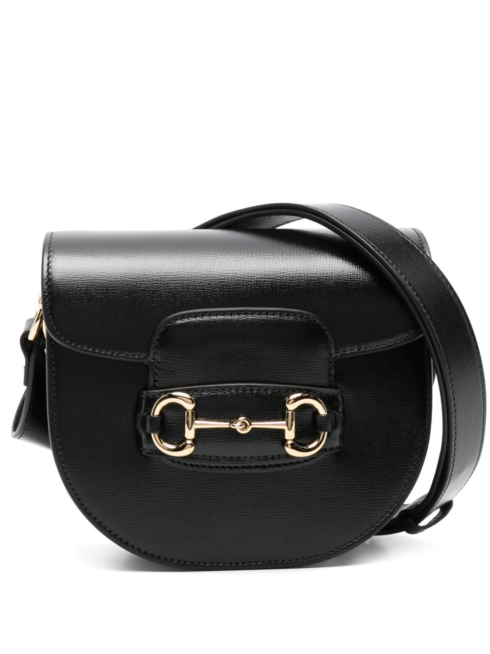 Gucci Horsebit 1955 系列迷你单肩包 - 黑色