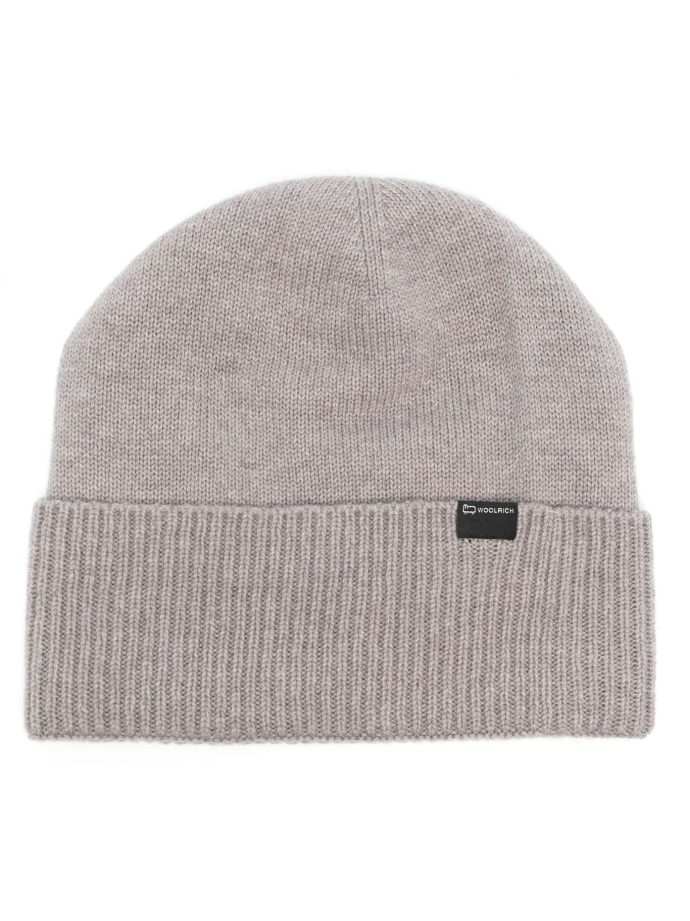 Woolrich 羊绒罗纹套头帽 - 灰色