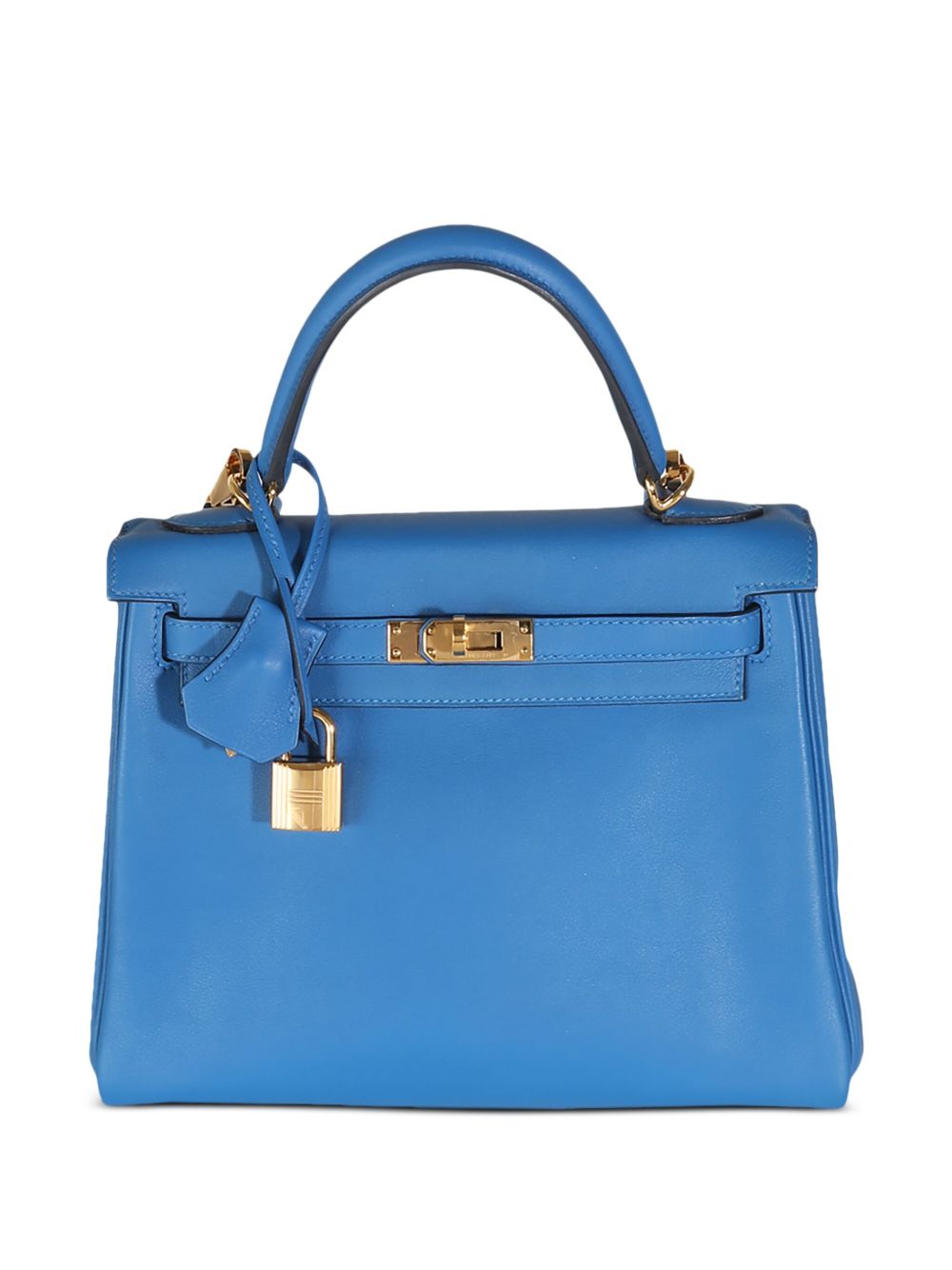 Hermès Pre-Owned Kelly 25 Sellier 两用手提包（典藏款） - 蓝色