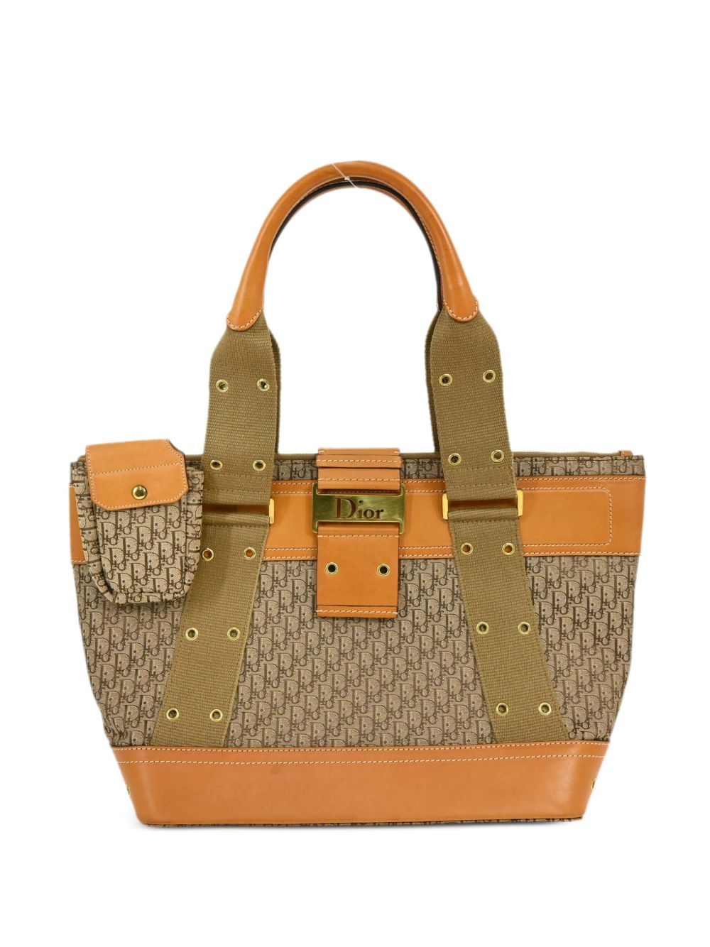 Christian Dior Pre-Owned Street Chic Trotter 手提包（2002年典藏款） - 褐色