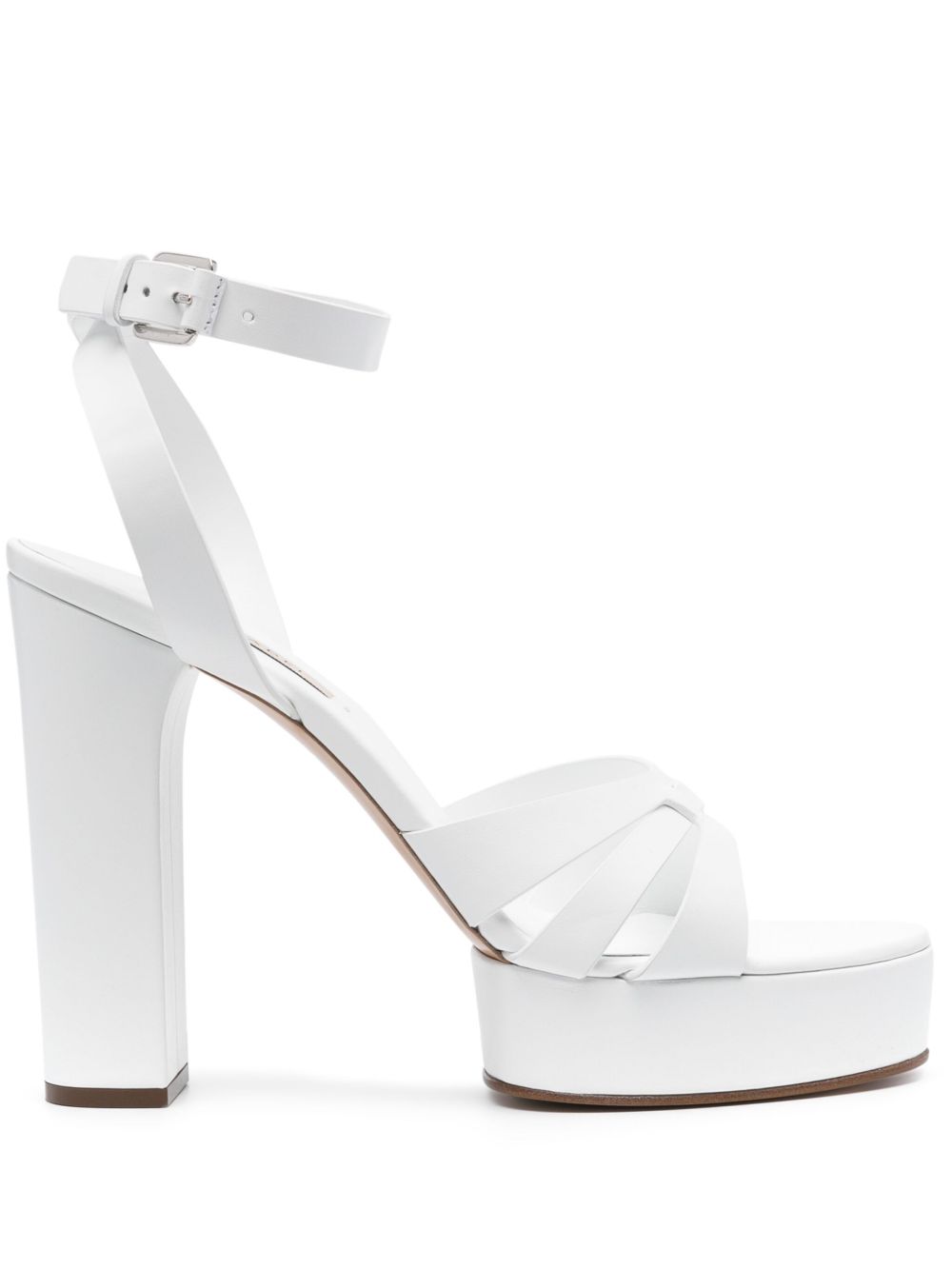 Casadei Betty 高跟凉鞋 - 白色