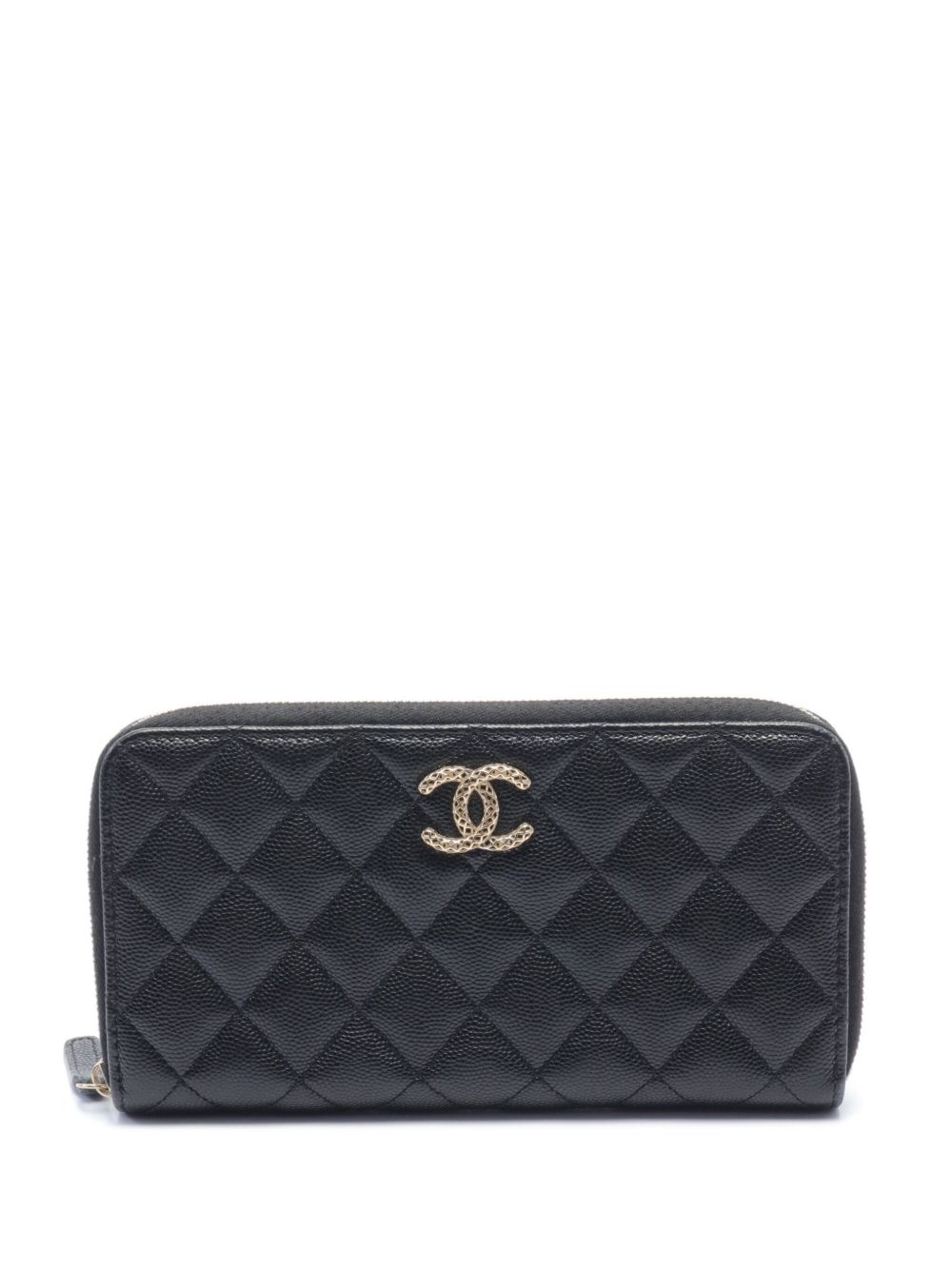 CHANEL Pre-Owned CC 钱包（2000年代典藏款） - 黑色