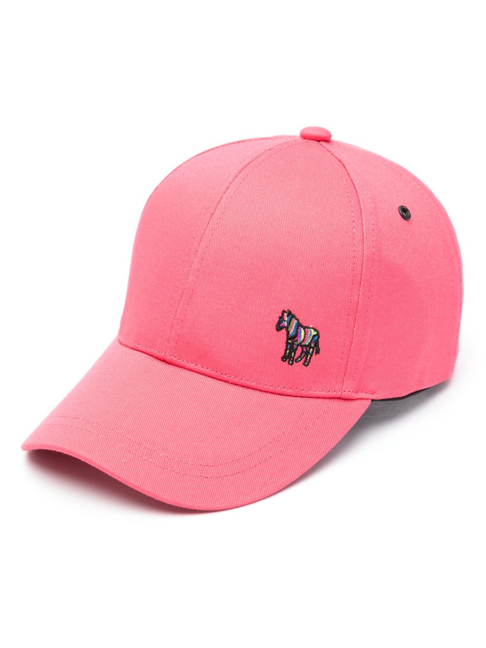 PS Paul Smith logo刺绣棉棒球帽 - 粉色