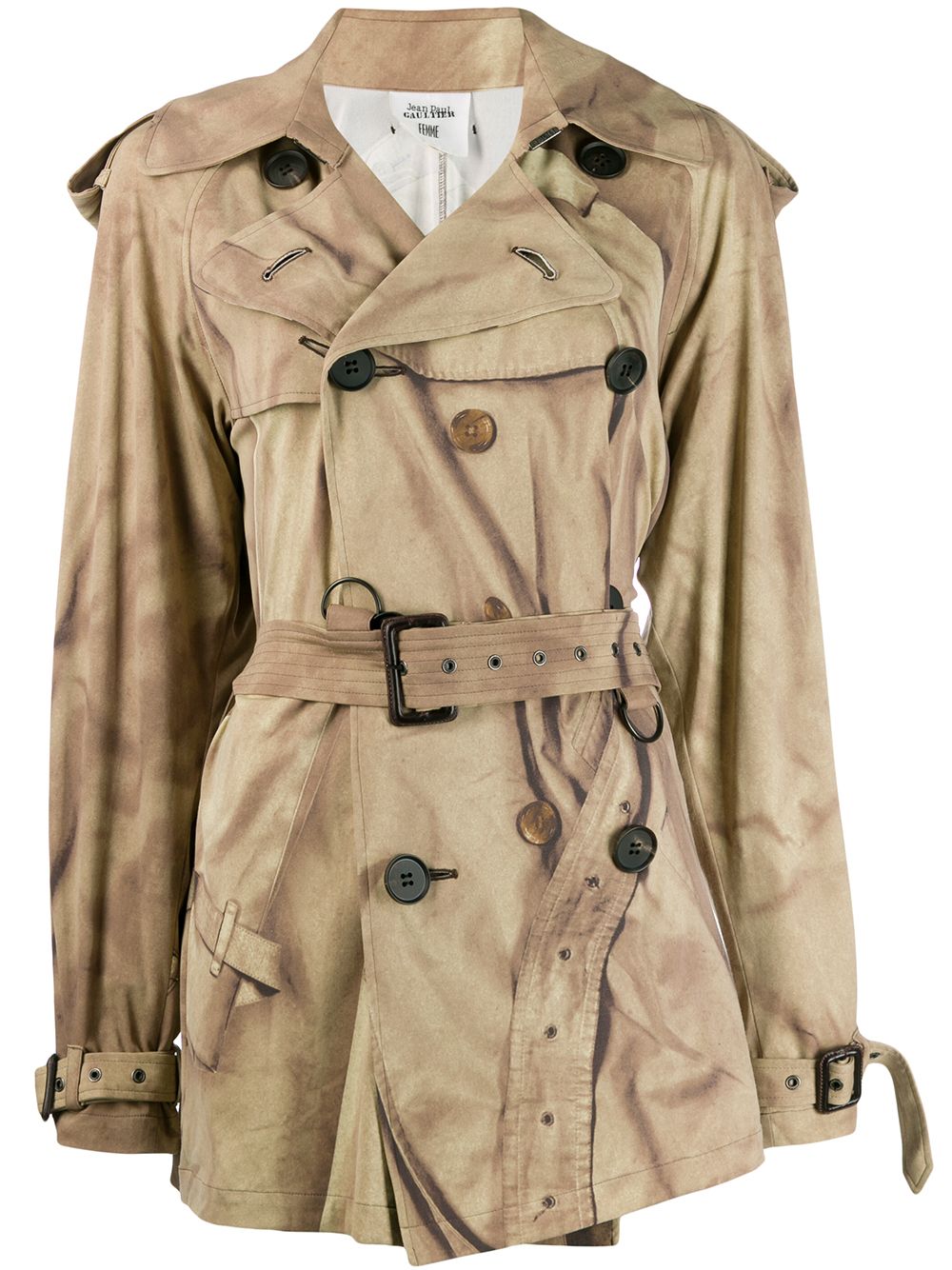 Jean Paul Gaultier Pre-Owned 风衣式夹克 - 中性色