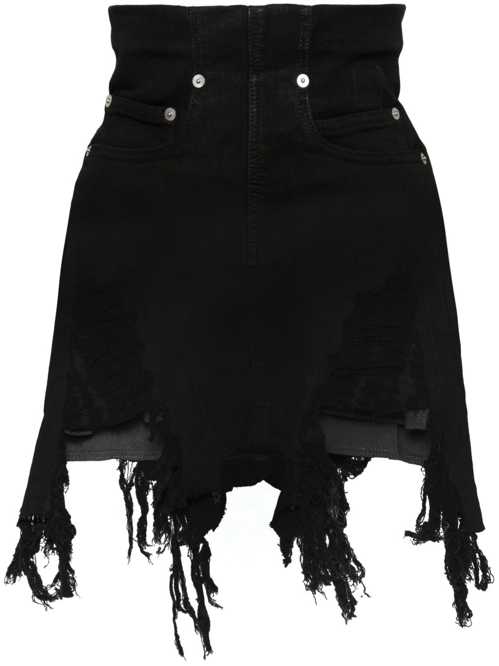 Rick Owens DRKSHDW Lido Dirt 迷你短裤 - 黑色