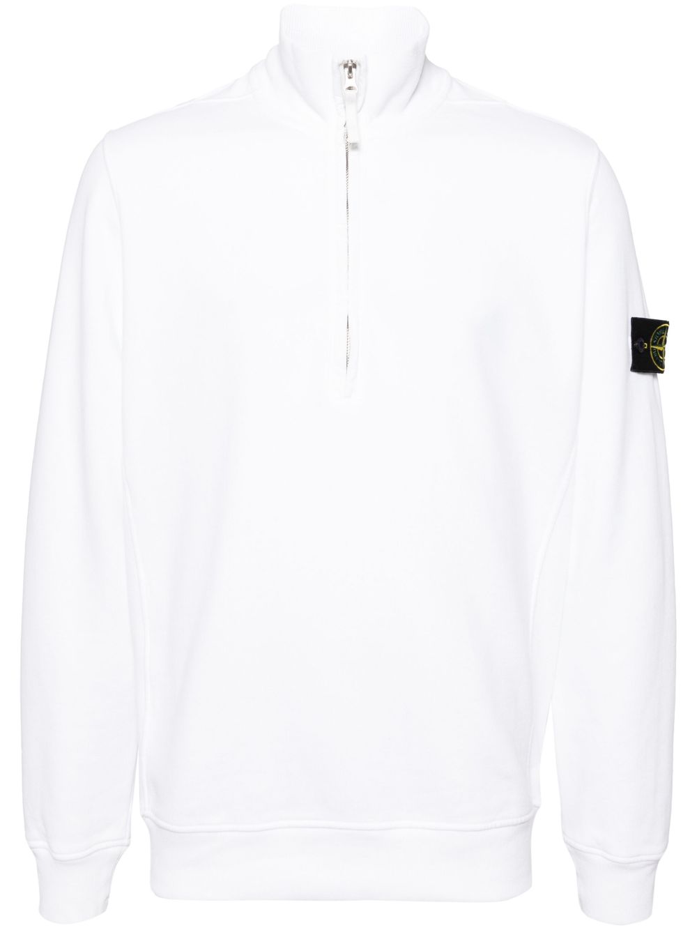 Stone Island 罗盘徽章卫衣 - 白色