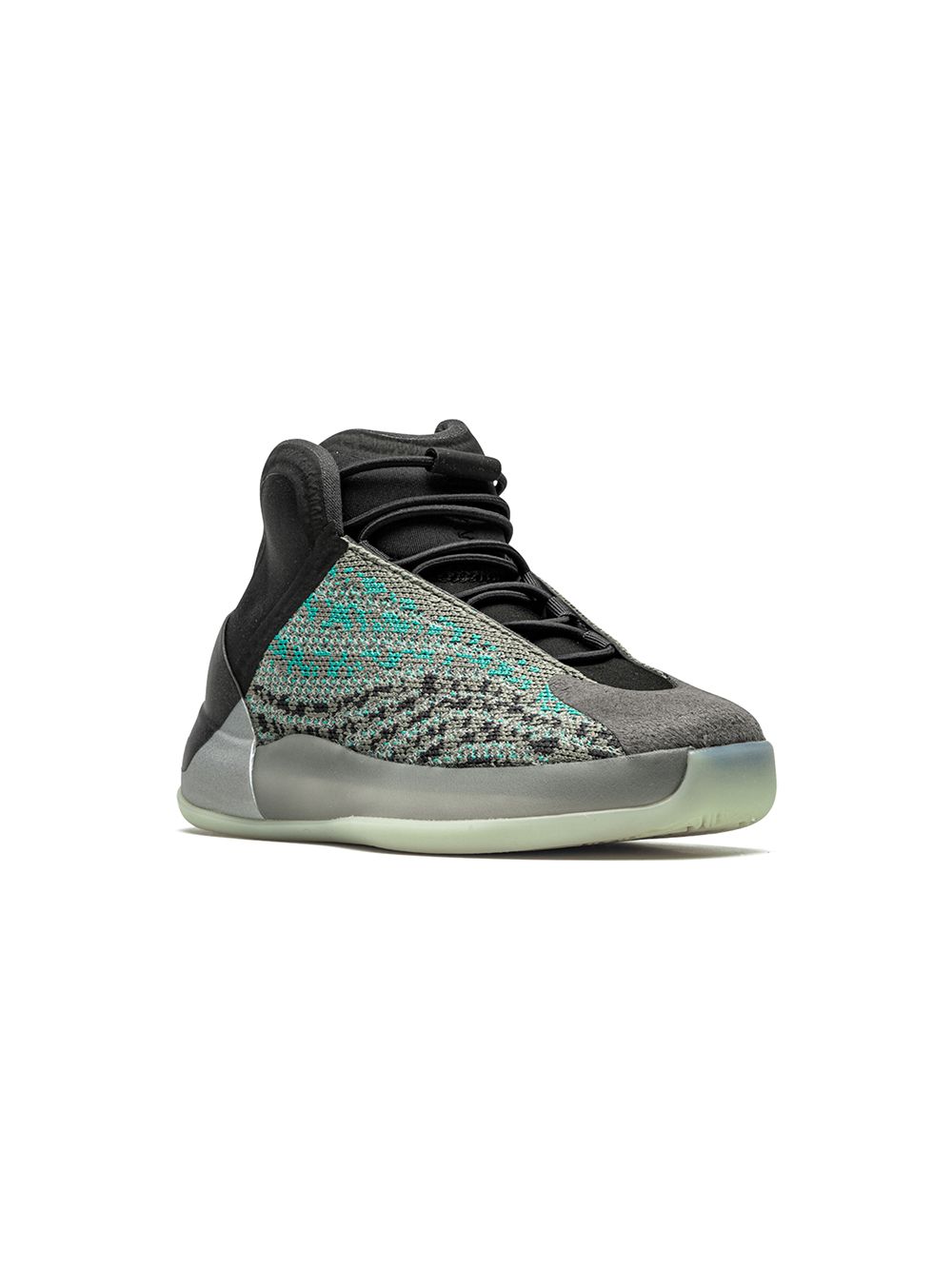 Adidas Yeezy Kids Yeezy QNTM Teal Blue 运动鞋 - 灰色