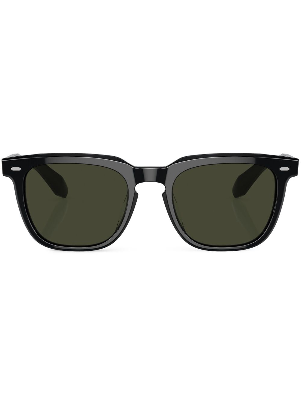 Oliver Peoples N.06 方框太阳眼镜 - 黑色