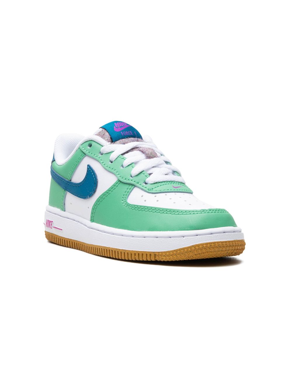 Nike Kids Air Force 1 Low Play 运动鞋 - 绿色