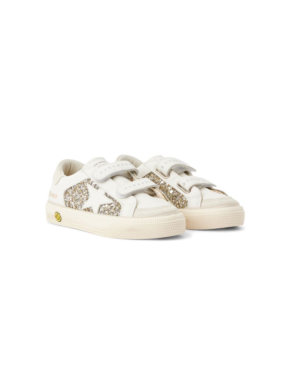 Golden Goose Kids May 板鞋 - 白色