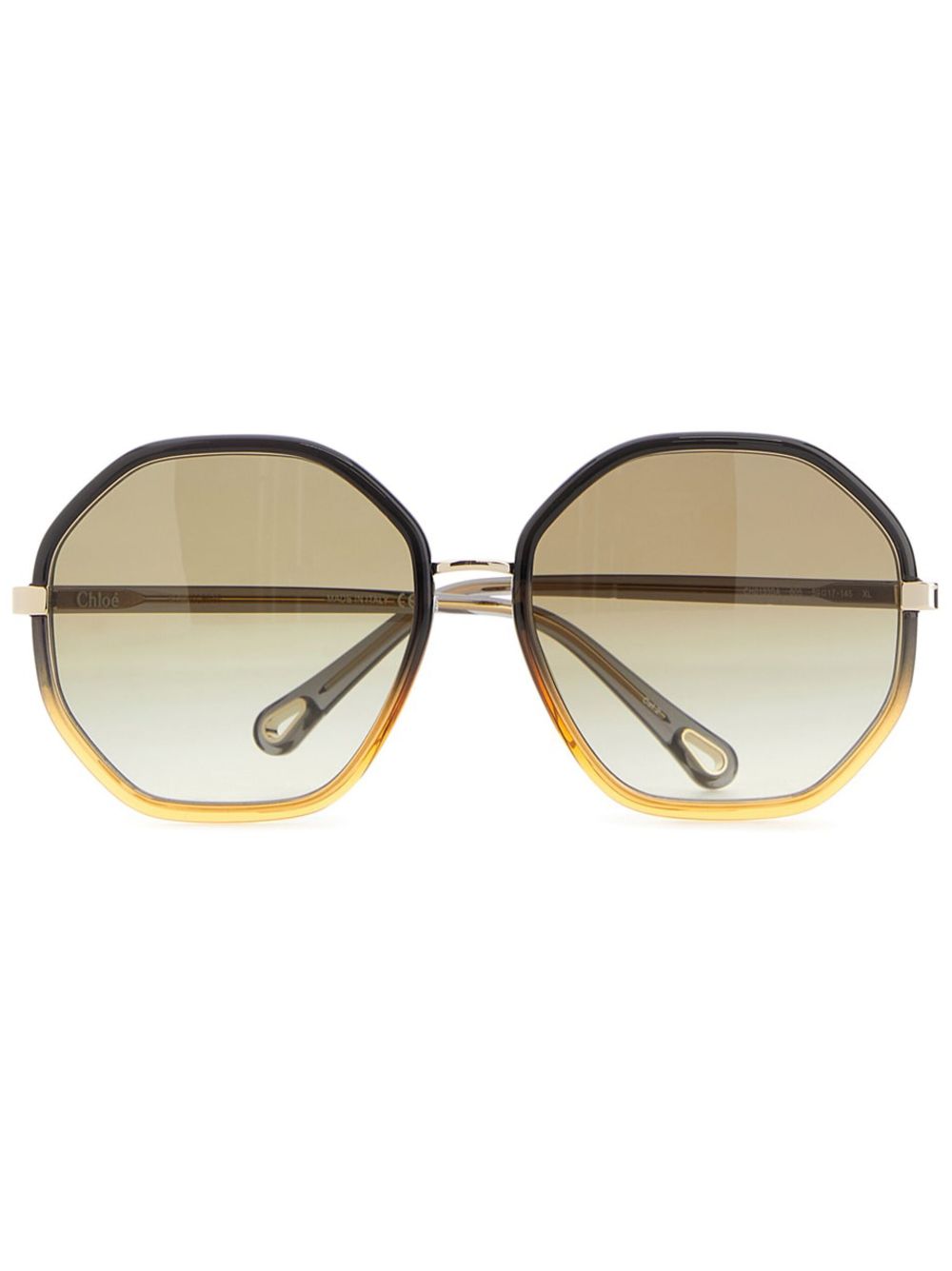 Chloé CH0133SA 超大镜框太阳眼镜 - 灰色