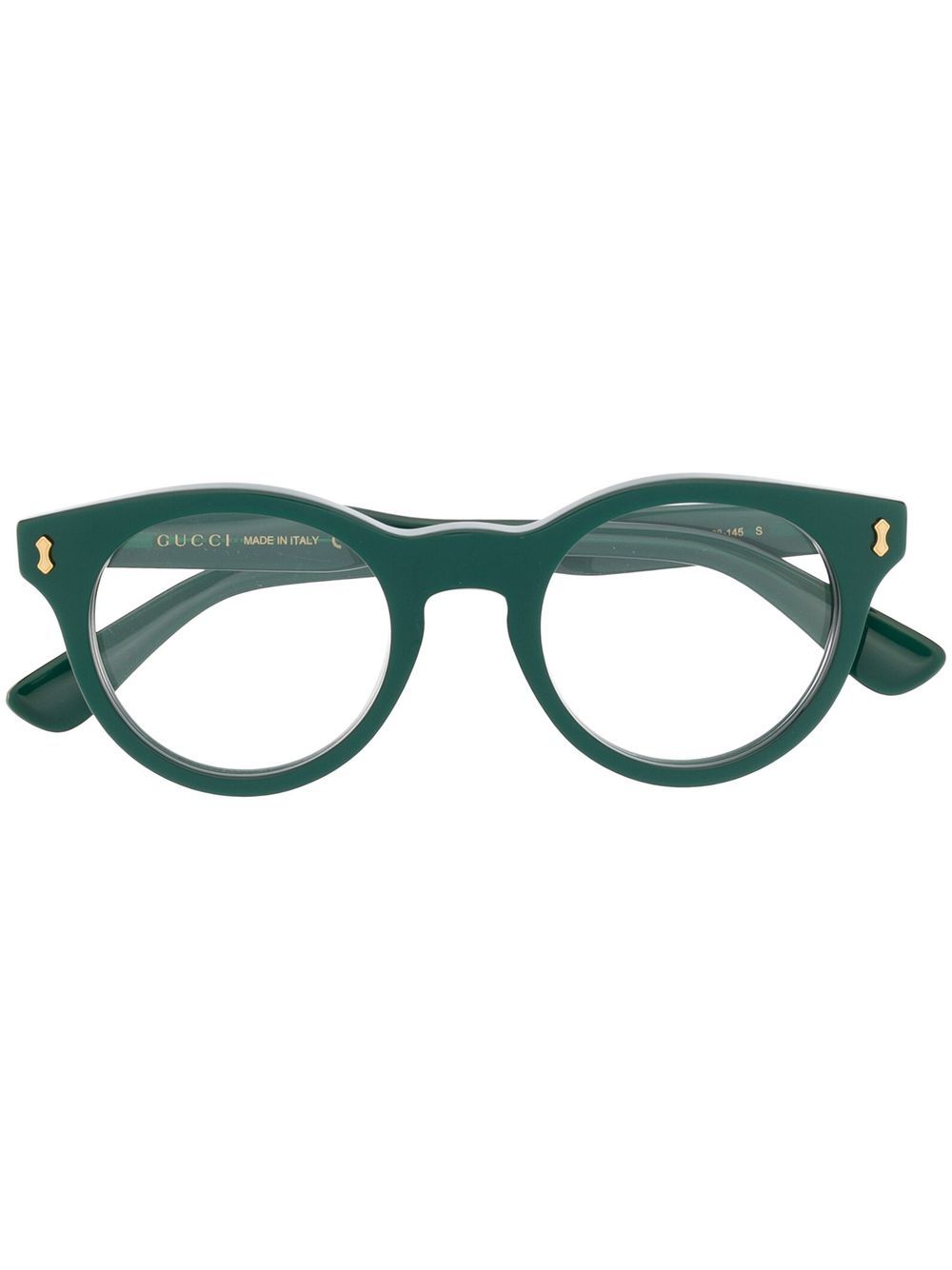 Gucci Eyewear Wayfarer 镜框光学眼镜 - 绿色