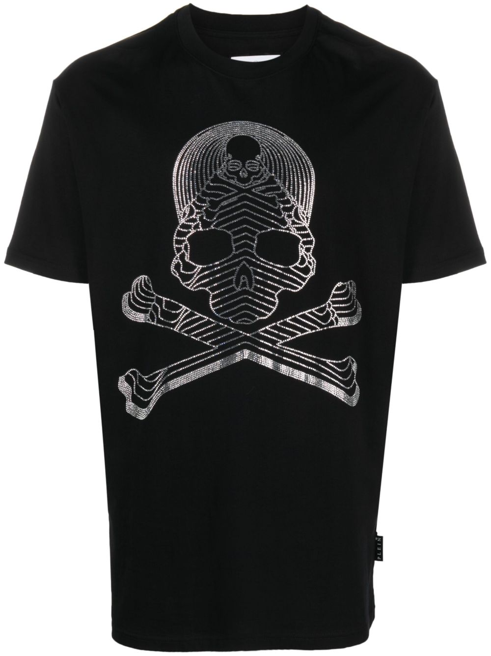 Philipp Plein SS Skull & Bones 圆领T恤 - 黑色