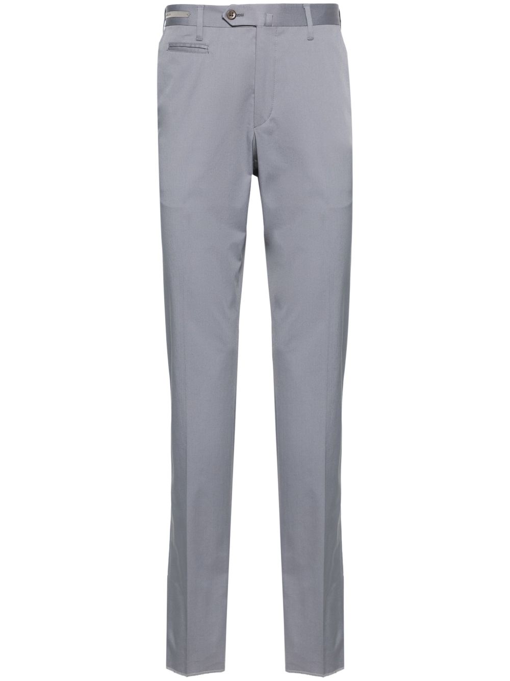 Corneliani 锥形卡其裤 - 灰色