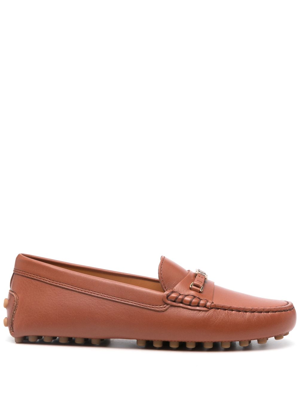Tod's Gommino 皮质乐福鞋 - 褐色