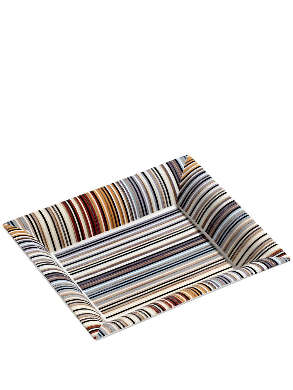 Missoni Home Jenkins 条纹小托盘 - 蓝色