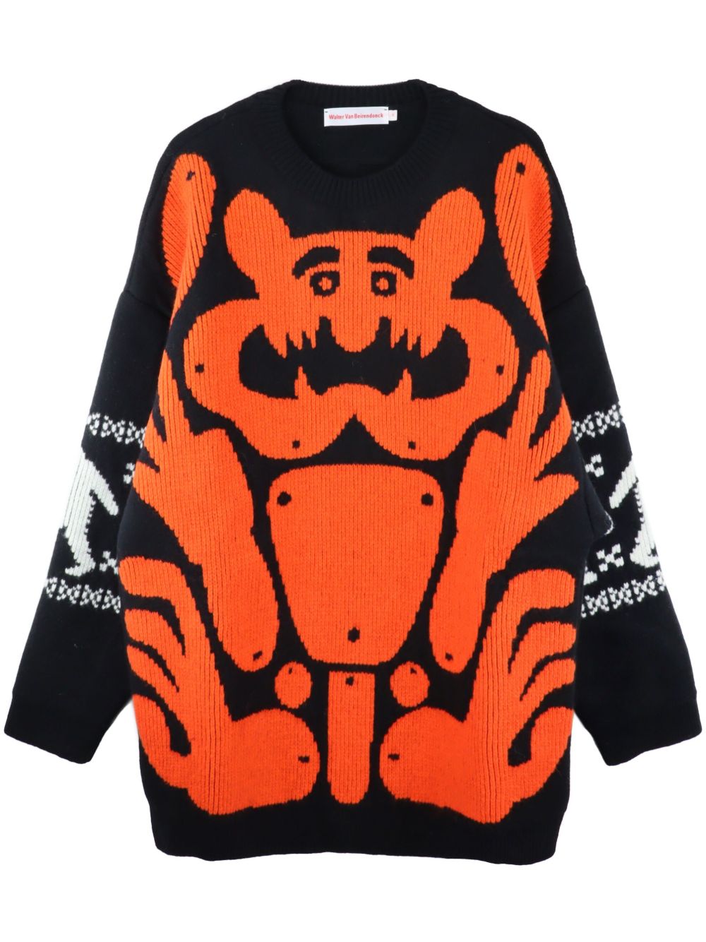 Walter Van Beirendonck Yeti 毛衣 - 黑色