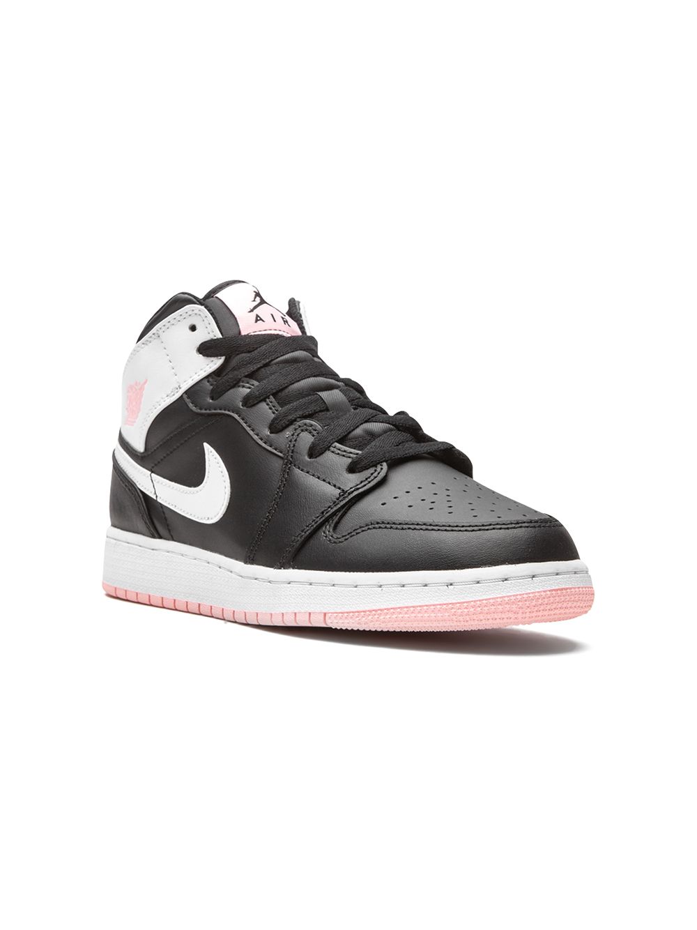 Jordan Kids "Air Jordan 1 Mid ""Arctic Punch"" 板鞋" - 黑色