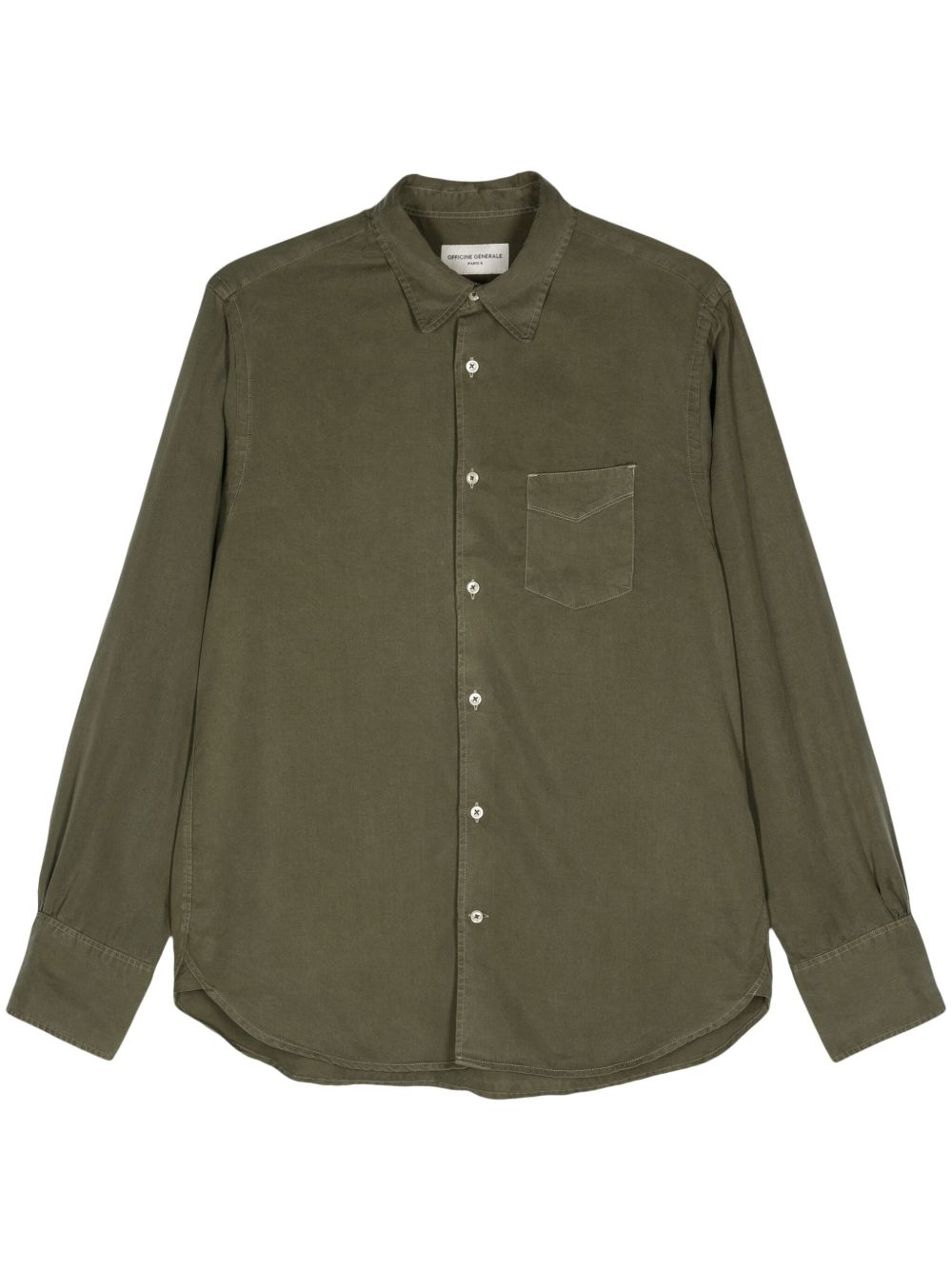 Officine Generale Benoit 衬衫 - 绿色