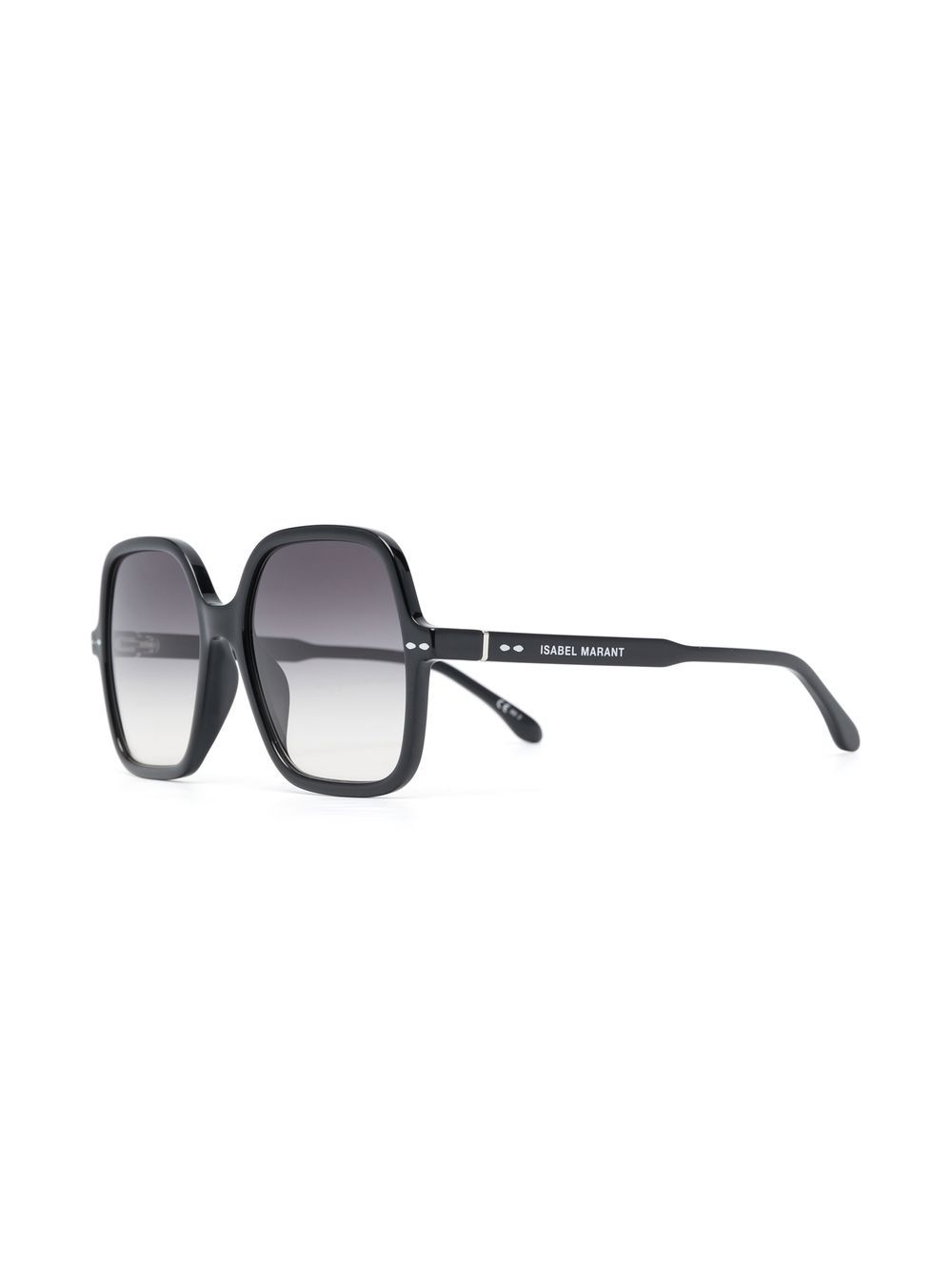 Isabel Marant Eyewear 方框太阳眼镜 - 黑色
