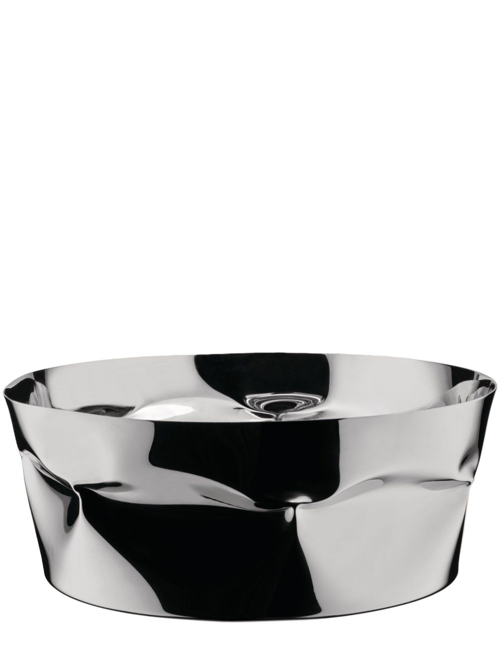Alessi Compressioni 餐碗（24.5厘米 x 10厘米） - 银色