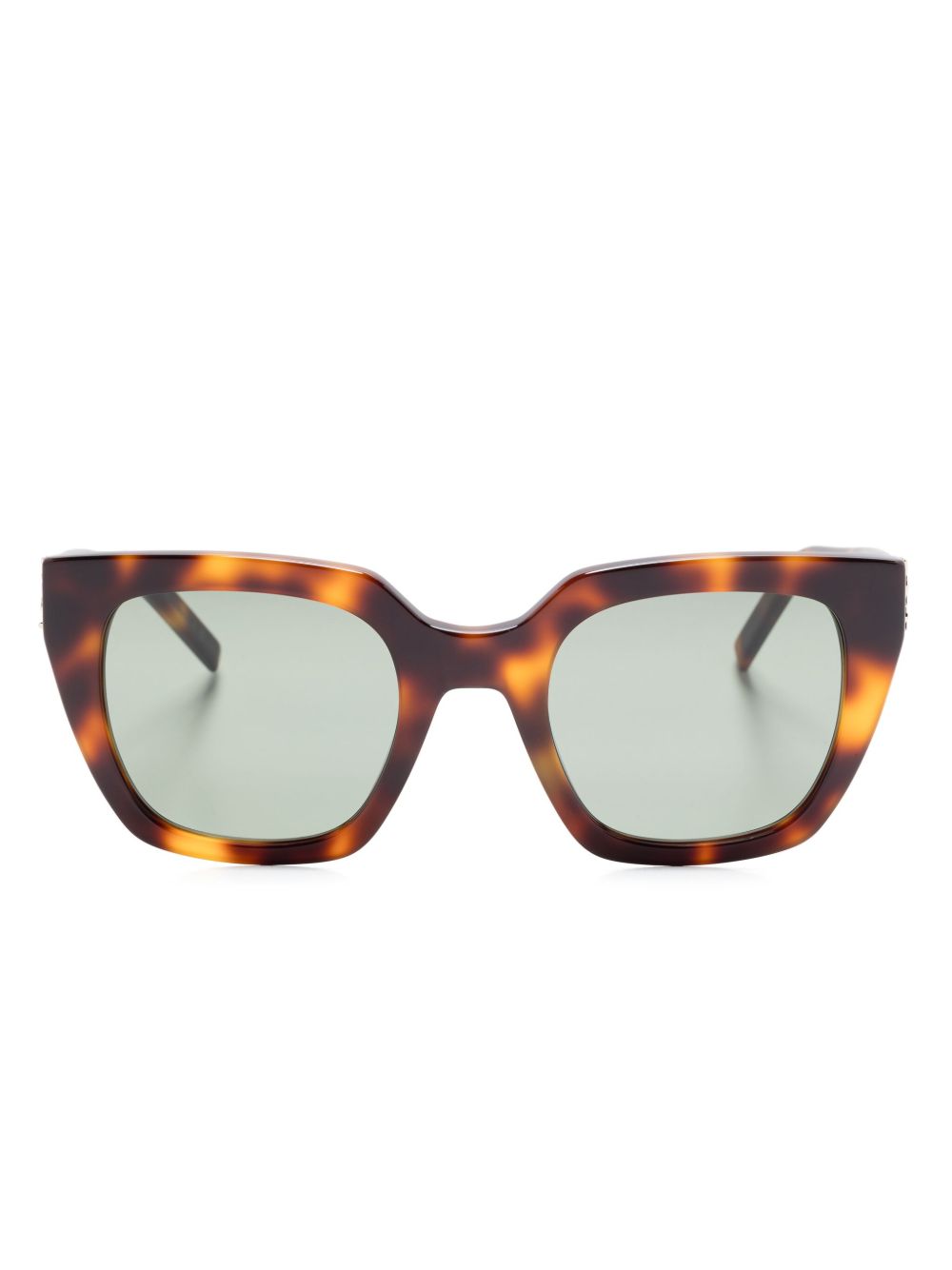 Saint Laurent Eyewear 猫眼框太阳眼镜 - 褐色