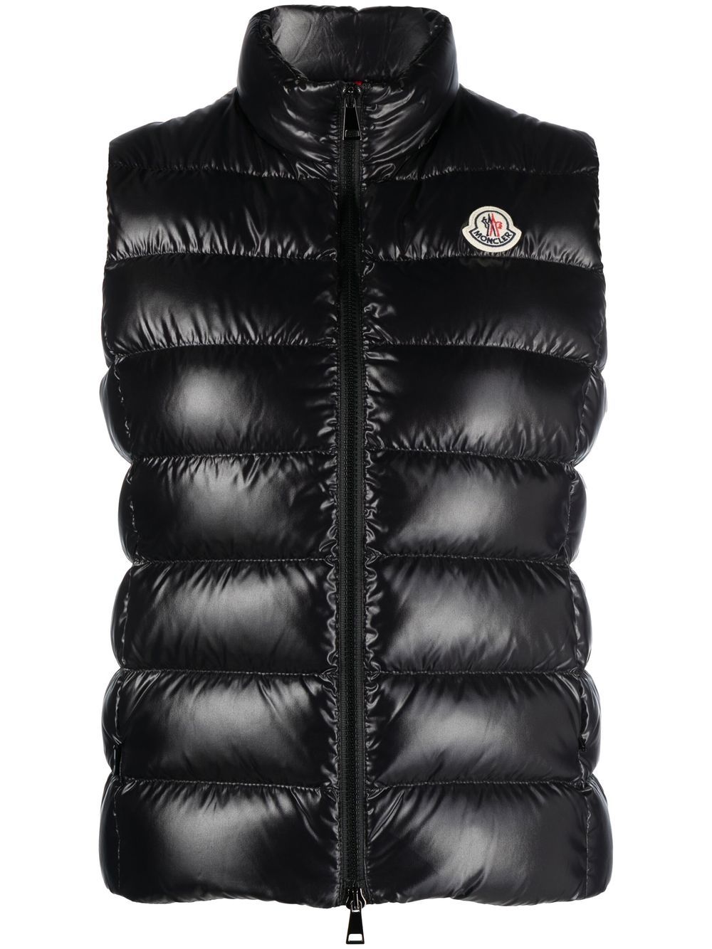 Moncler Ghany 填充羽绒马甲 - 黑色