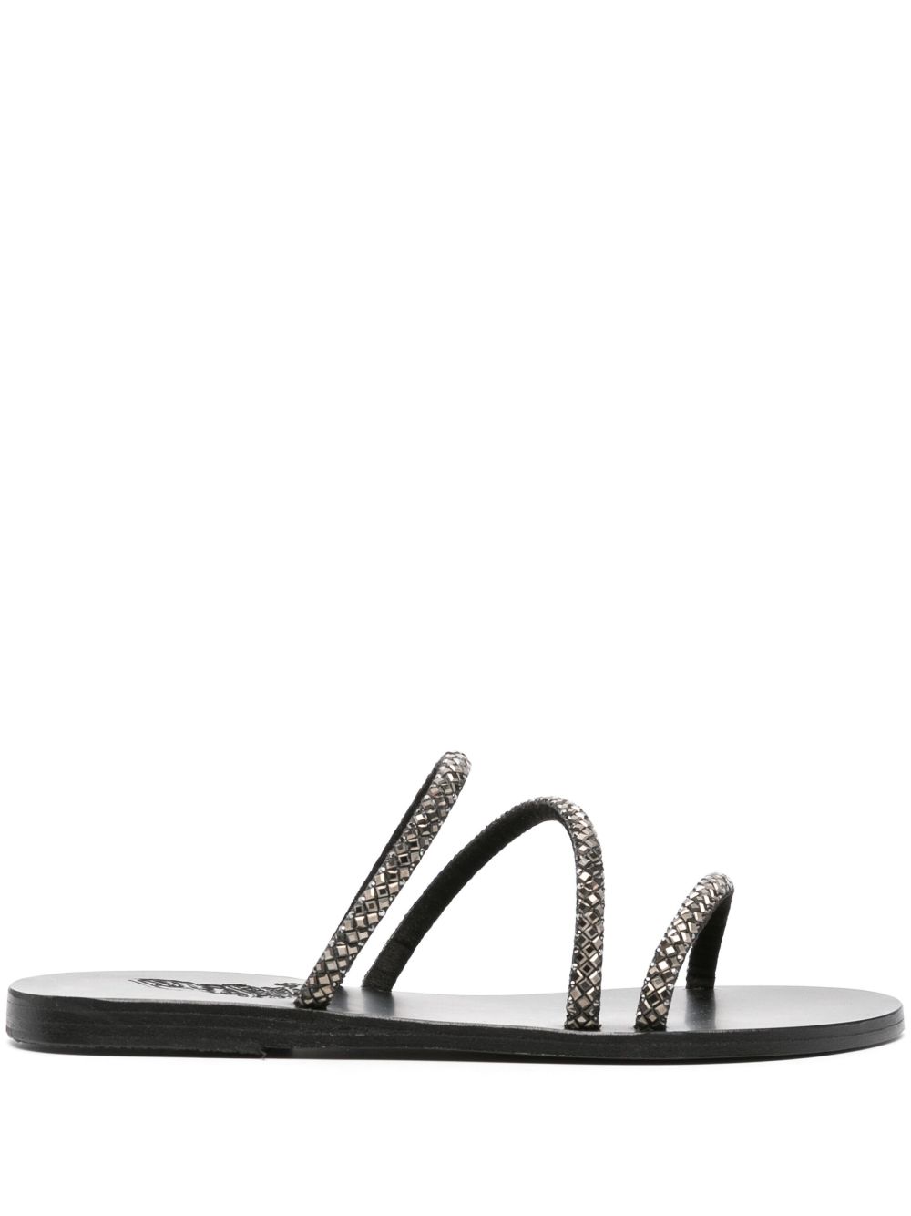 Ancient Greek Sandals Polytimi 晶饰凉鞋 - 银色