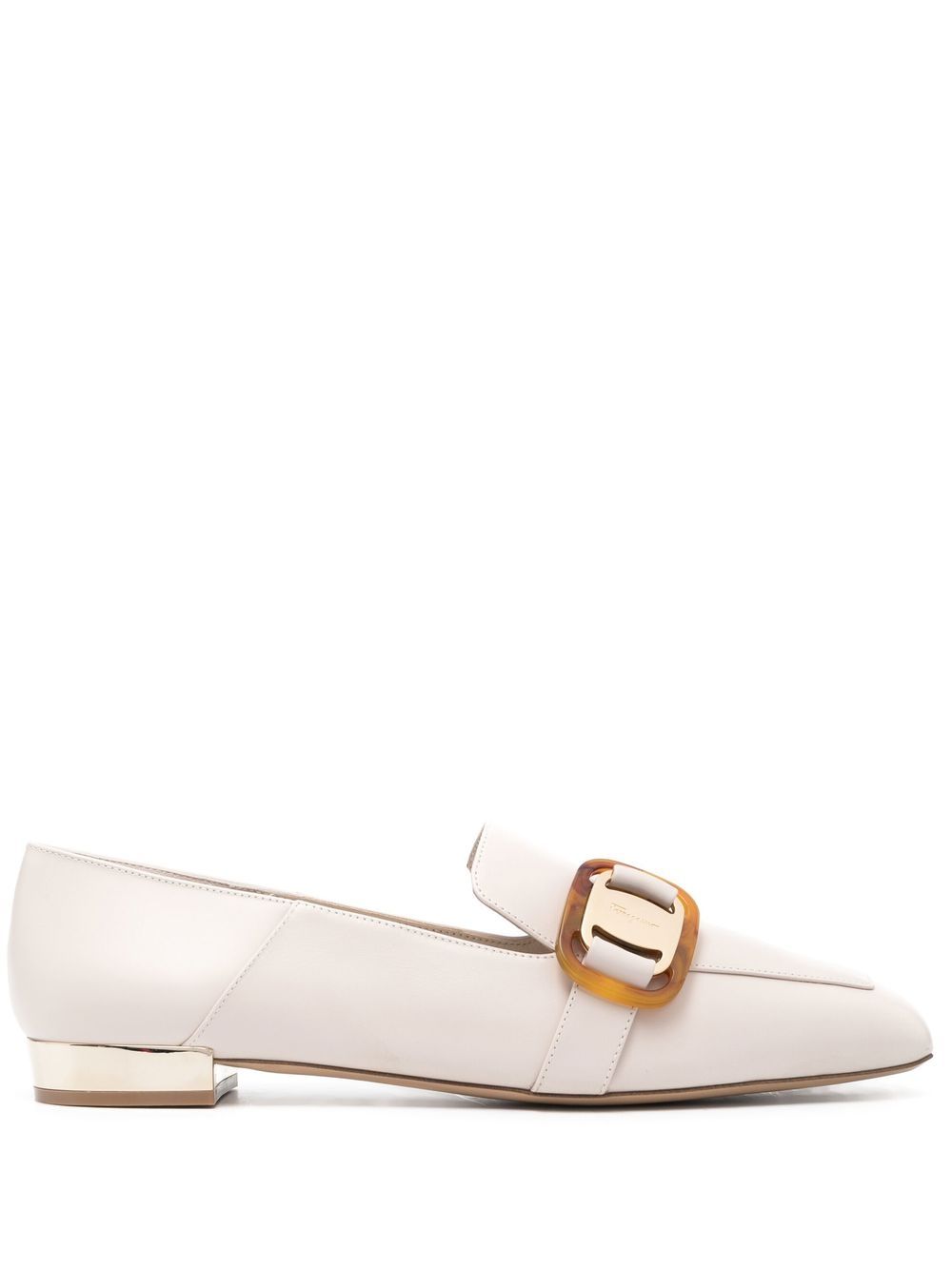 Ferragamo 饰扣乐福鞋 - 中性色
