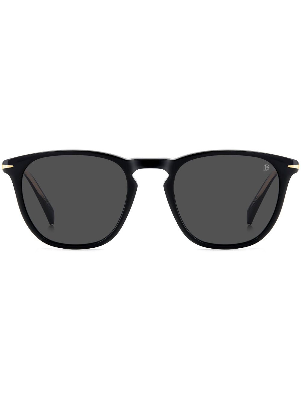 Eyewear by David Beckham 圆框太阳眼镜 - 黑色