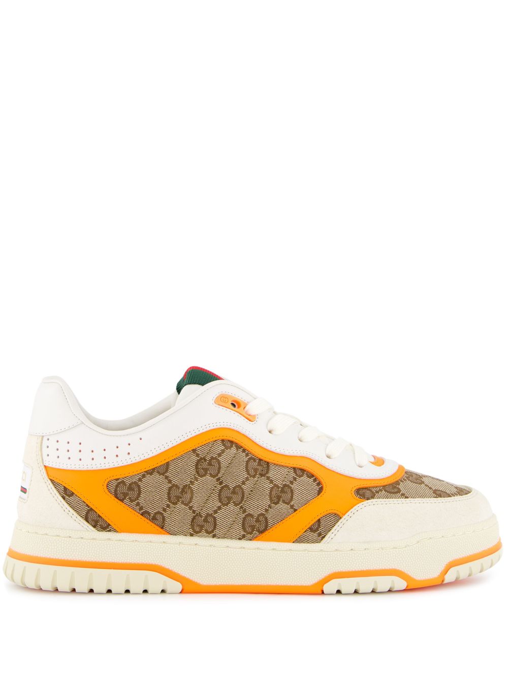 Gucci Re-Web 拼接运动鞋 - 白色