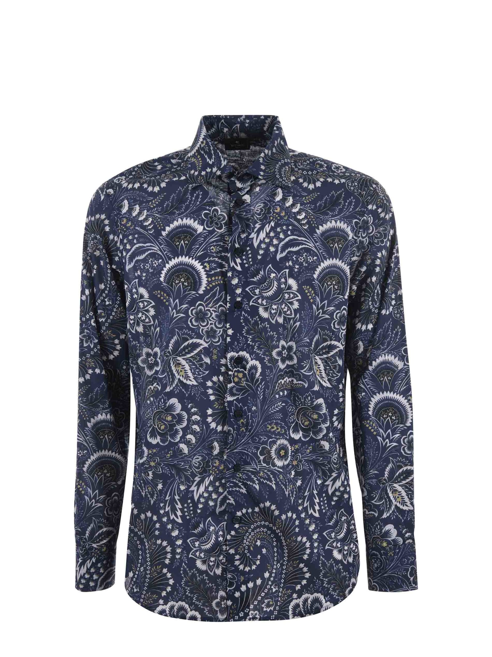 Etro 棉质佩斯利花纹衬衫