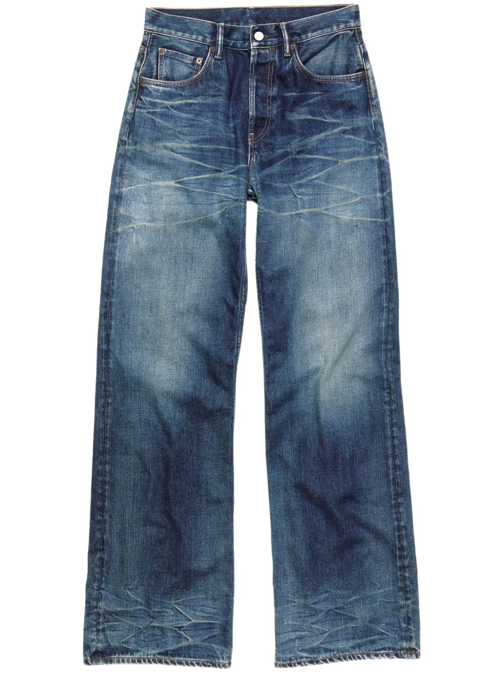 Acne Studios 阔腿牛仔裤 - 蓝色