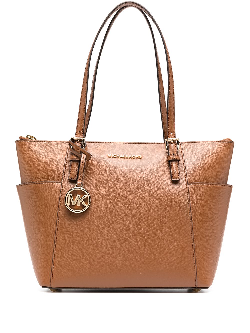 Michael Kors Jet Set 大号托特包 - 褐色