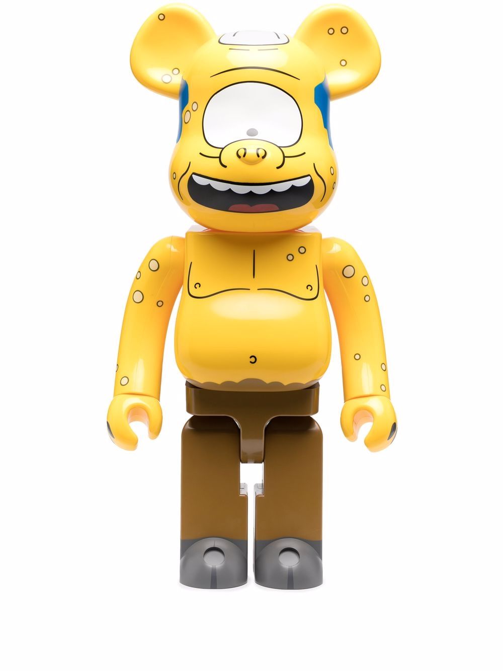MEDICOM TOY The Simpsons Cyclops Wiggum BE@RBRICK 1000% 模型玩具 - 黄色