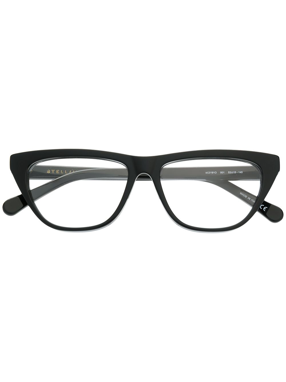 Stella McCartney Eyewear 斯特拉·麦卡特尼 方框眼镜 - 黑色