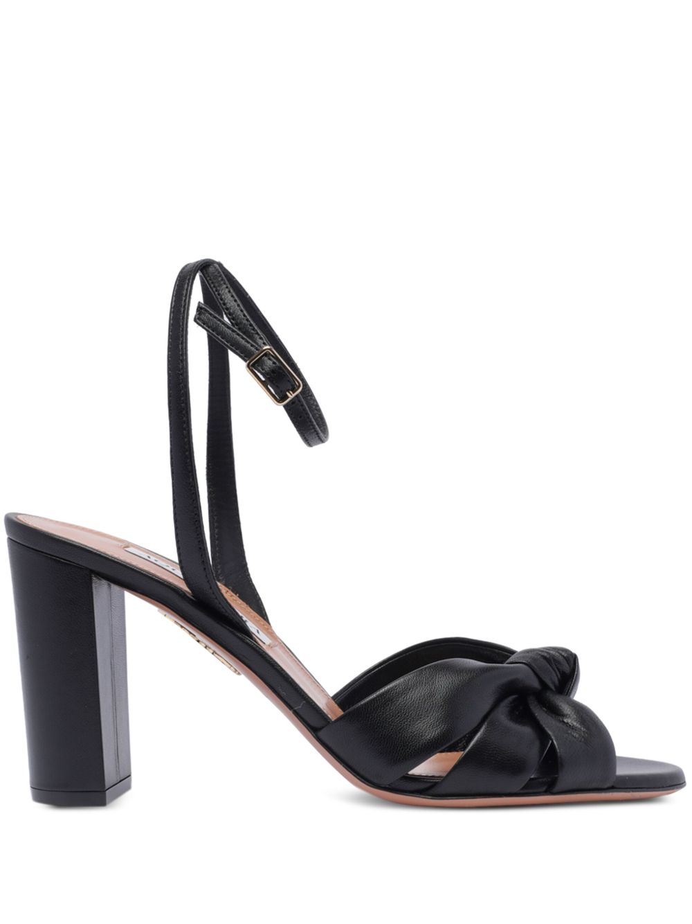 Aquazzura Nina 高跟凉鞋（8.5厘米） - 黑色