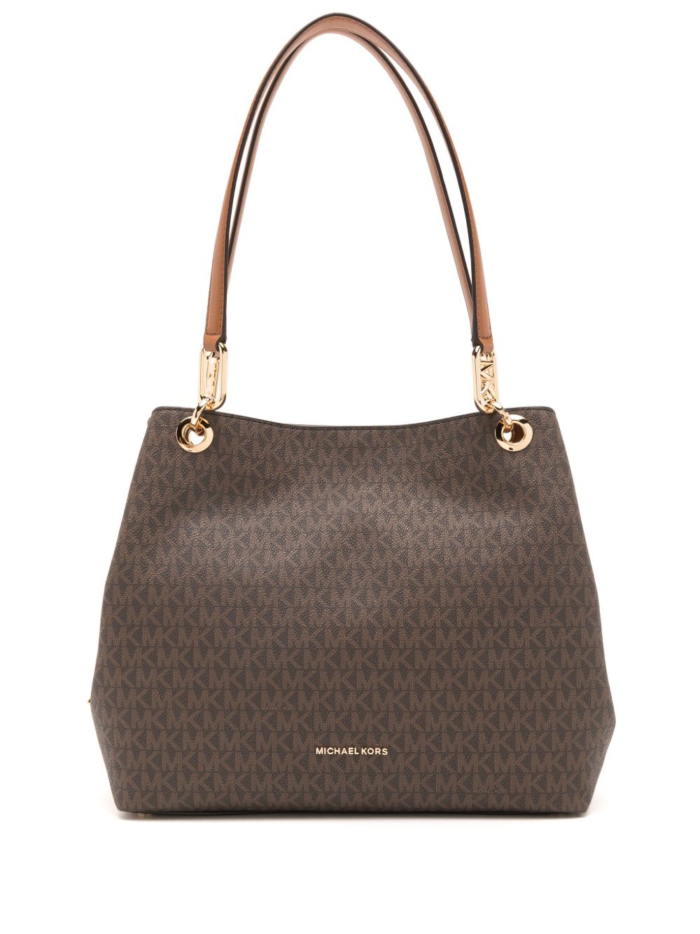 Michael Kors Kensington 大号单肩包 - 褐色