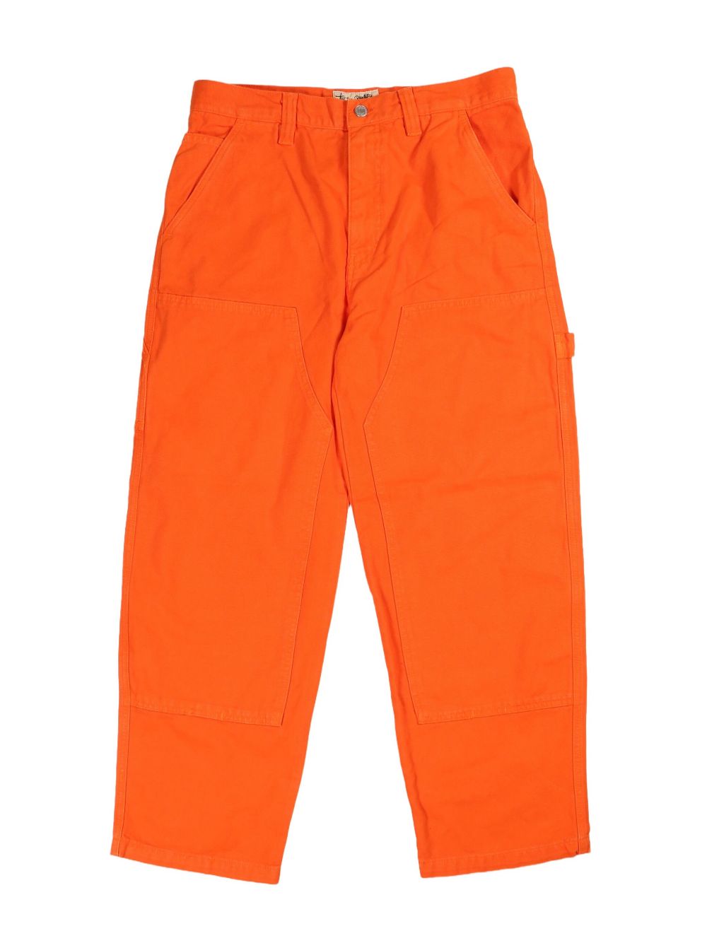 Stüssy Work cotton trousers - 橘色