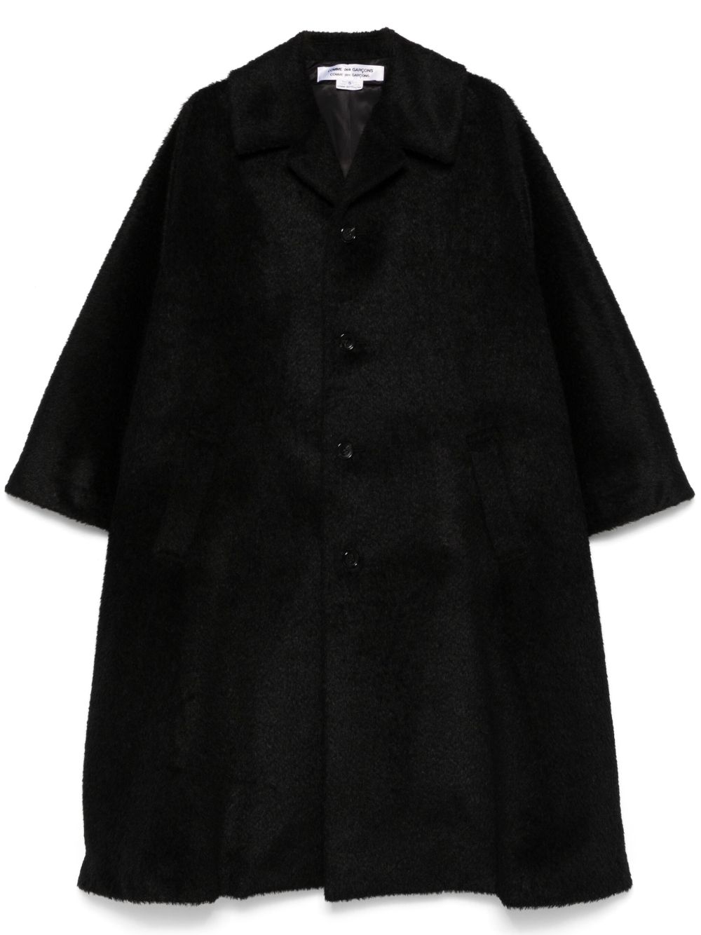Comme Des Garçons Comme Des Garçons 拉绒外套 - 黑色