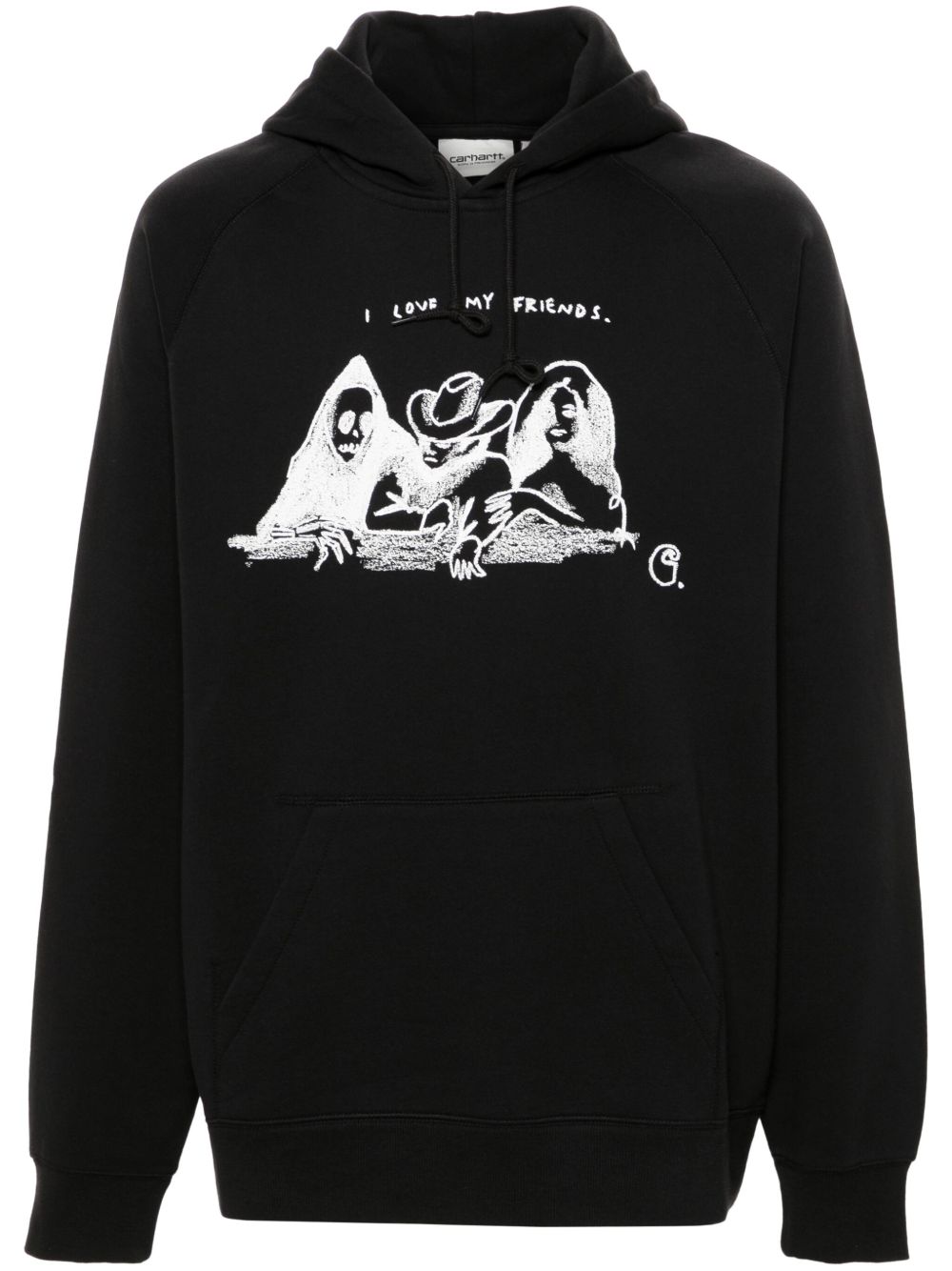 Carhartt WIP Pepe Friends 连帽衫 - 黑色