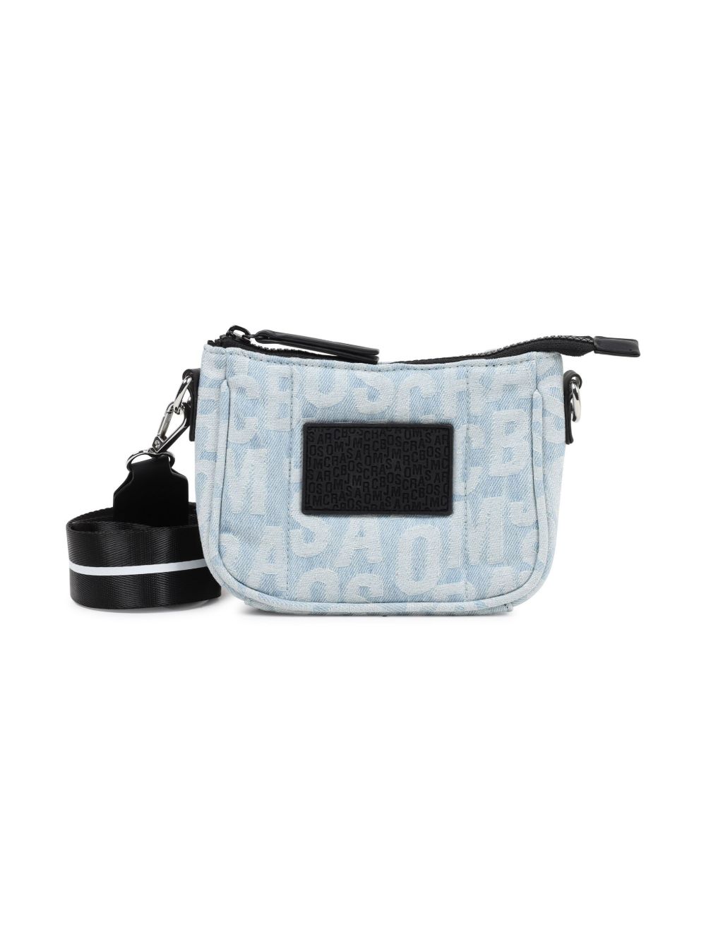 Marc Jacobs Kids 经典logo提花单肩包 - 蓝色