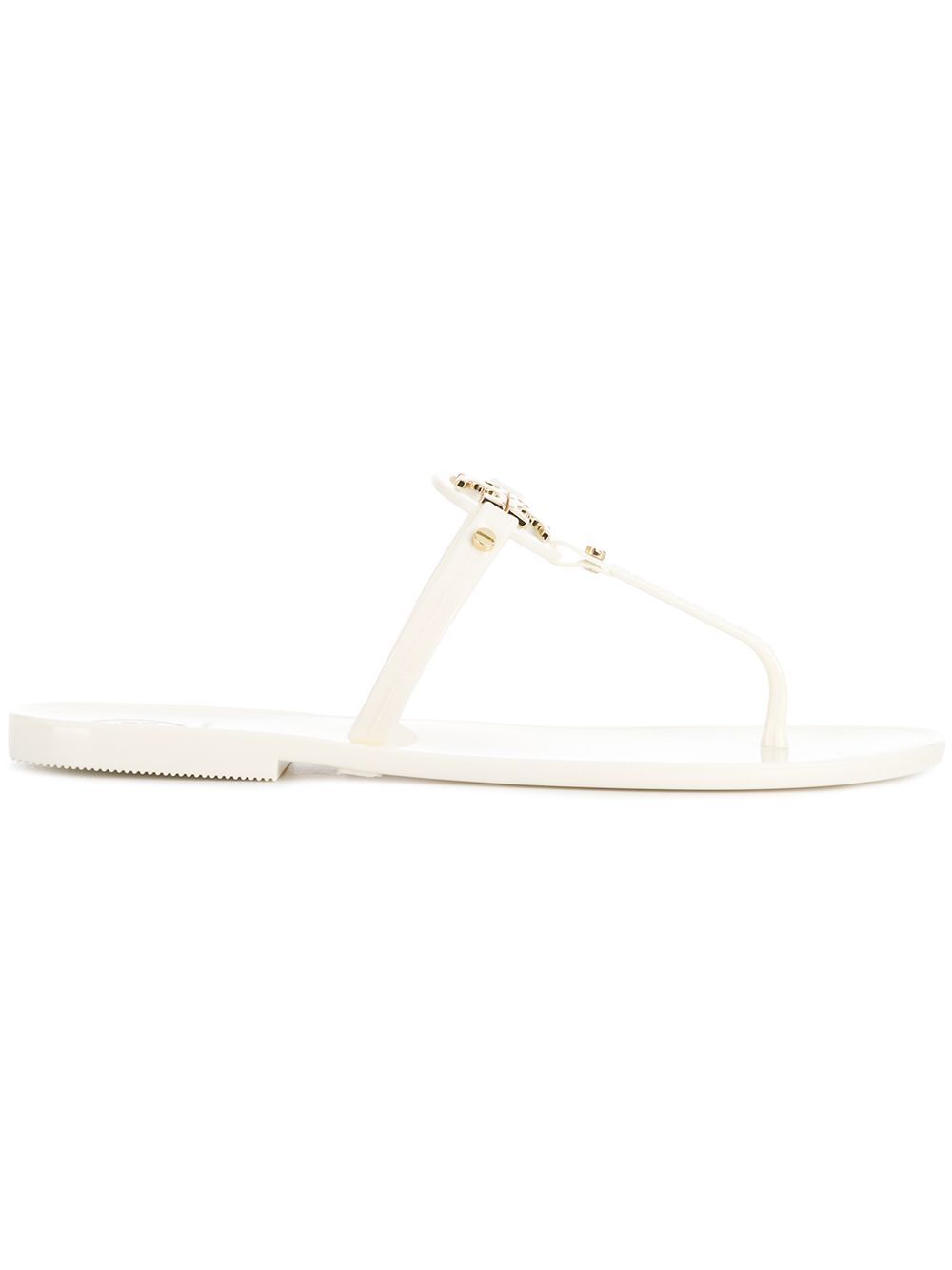 Tory Burch Mini Miller 果冻凉鞋 - 白色