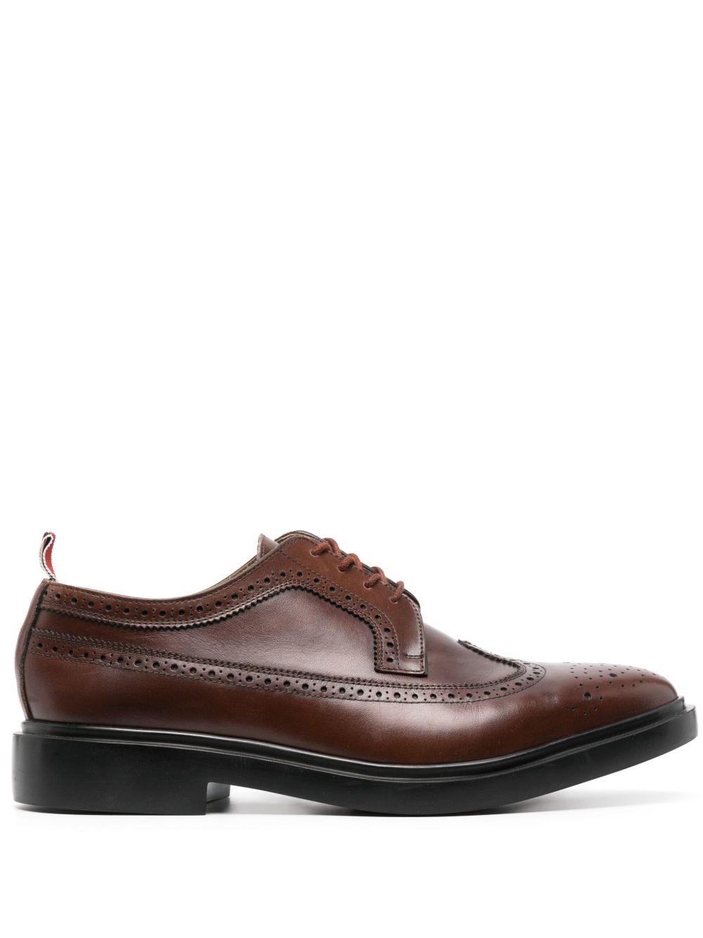 Thom Browne Longwing 圆头布洛克鞋 - 褐色