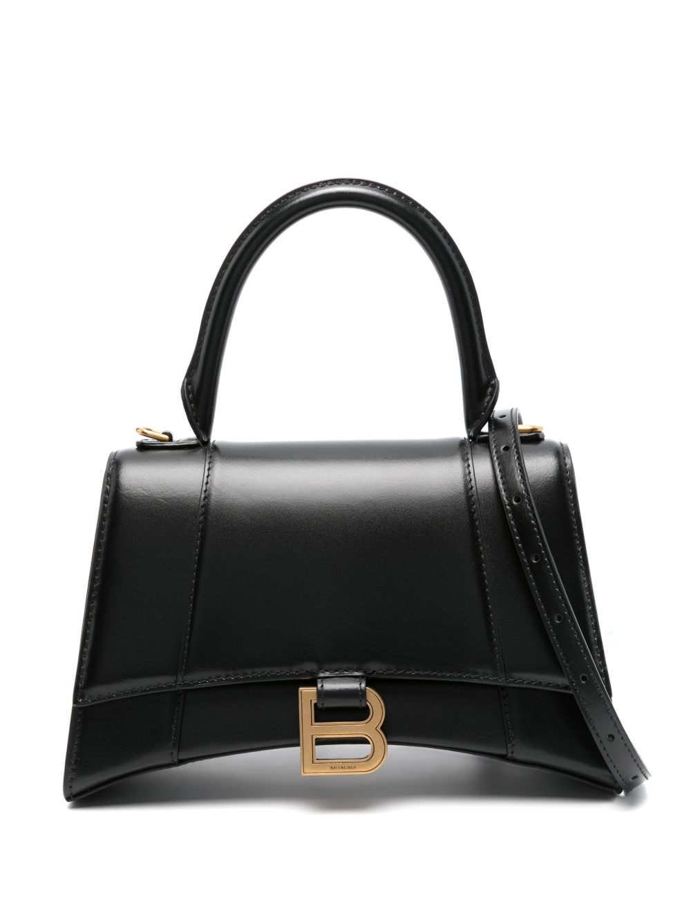 Balenciaga Hourglass 小号手提包 - 黑色