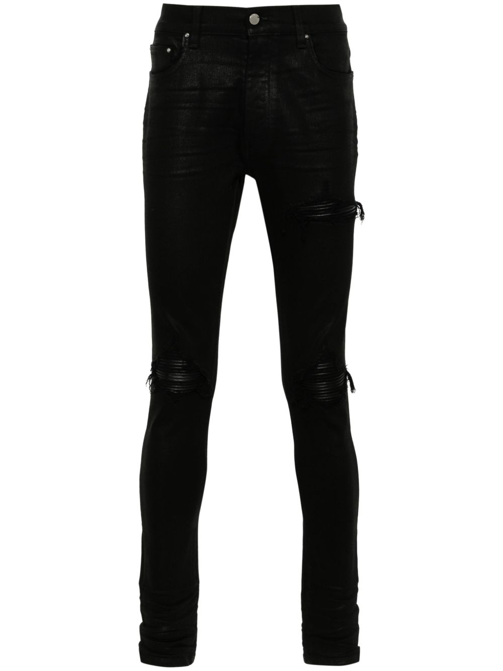 AMIRI Wax MX1 紧身牛仔裤 - 黑色