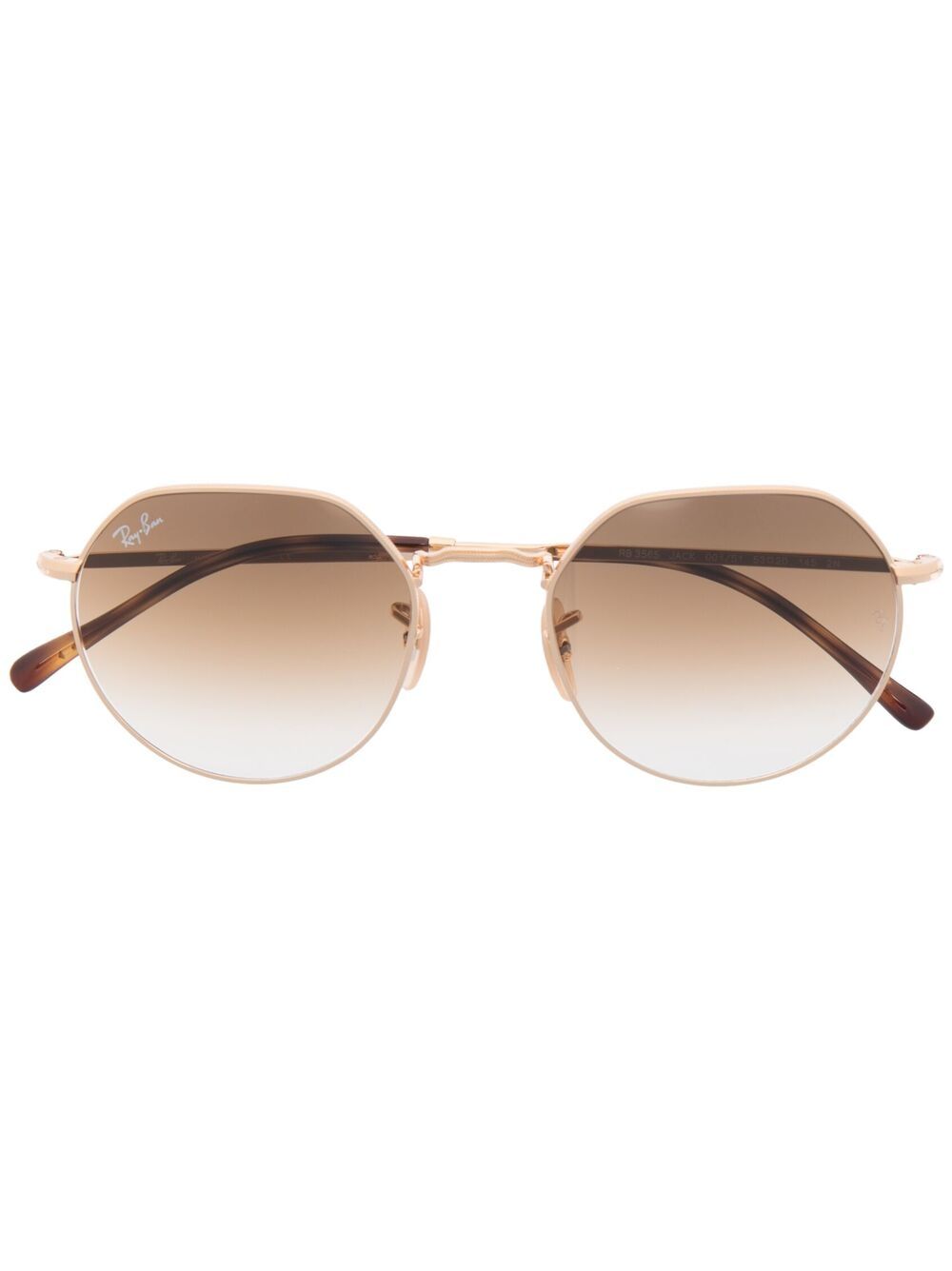Ray-Ban Jack 太阳眼镜 - 金色